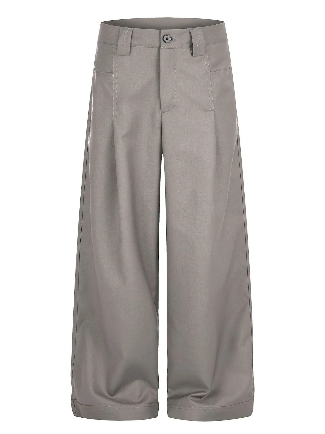 Men's High-Waisted Wide-Leg Pants